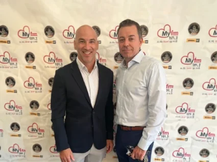 Andrew Salmon and Jeff Sellers at the 2023 Quest for the Best Award Ceremony