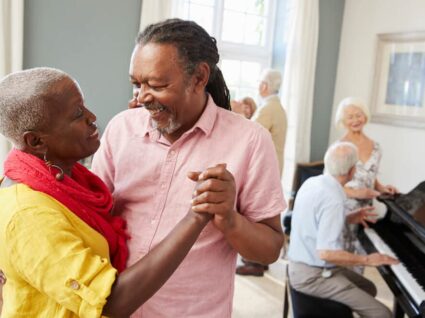 Dancing seniors