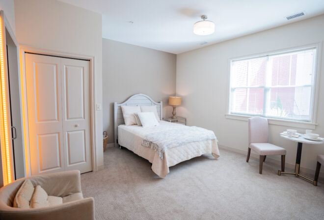 tapestry memory care room