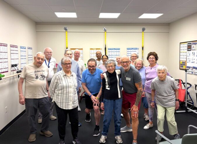 Medway Residents Having Fun in Fitness Class