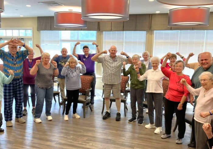 Medway Residents in Exercise Group Having Fun