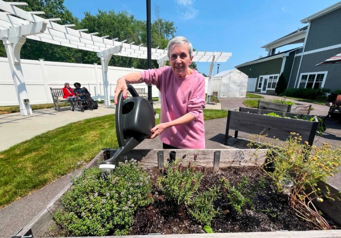 Medway Whitney Place Resident Gardening