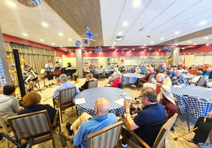 Medway Whitney Place and The Willows Residents Enjoying Oktoberfest
