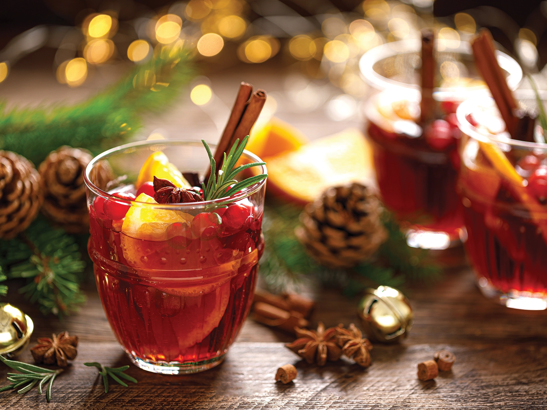 Holiday drinks for the Jingle and Mingle event