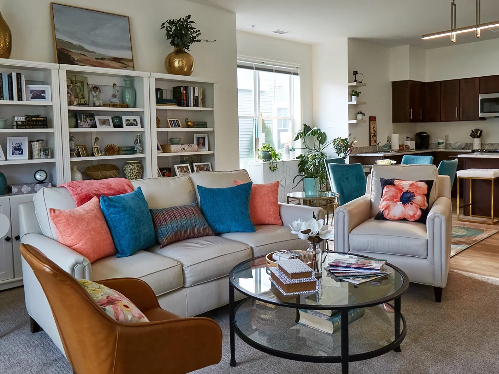 Living room design inside a SALMON unit