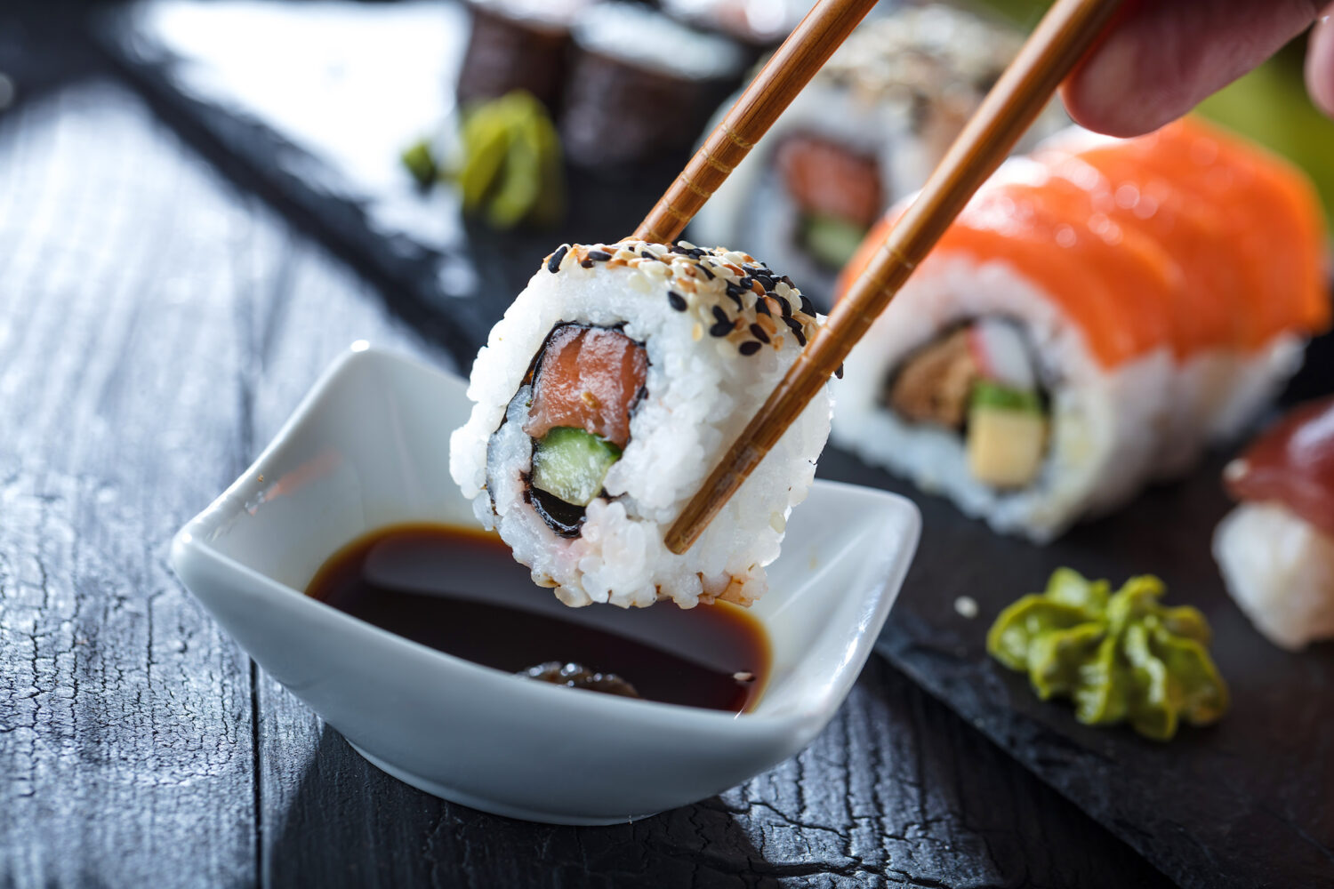 Sushi Verschiedene sorten