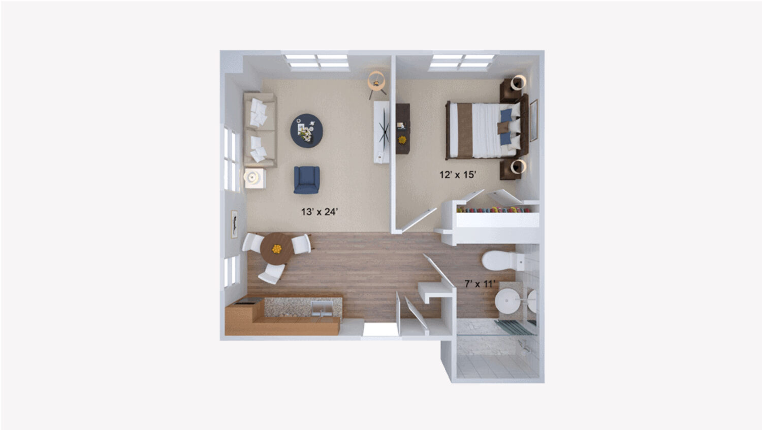 floor-plan_wbo-whitney-place_ One Bedroom