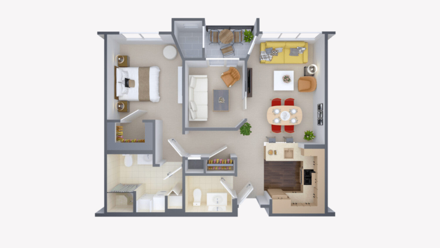 Douglas Fir with Porch floor plan at The Willows at Worcester a SALMON Community