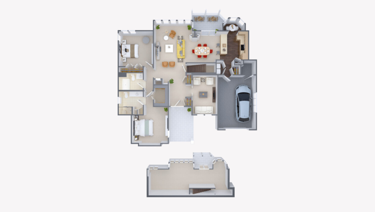 Millstream floor plan at The Willows at Worcester a SALMON Community