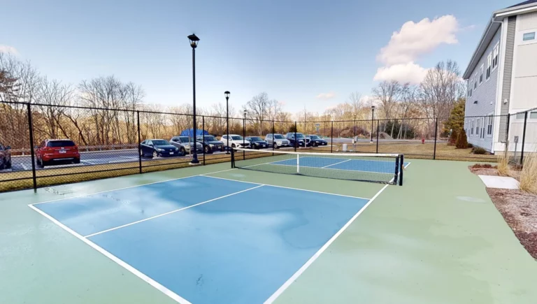 The Willows at Medway outdoor pickle ball court
