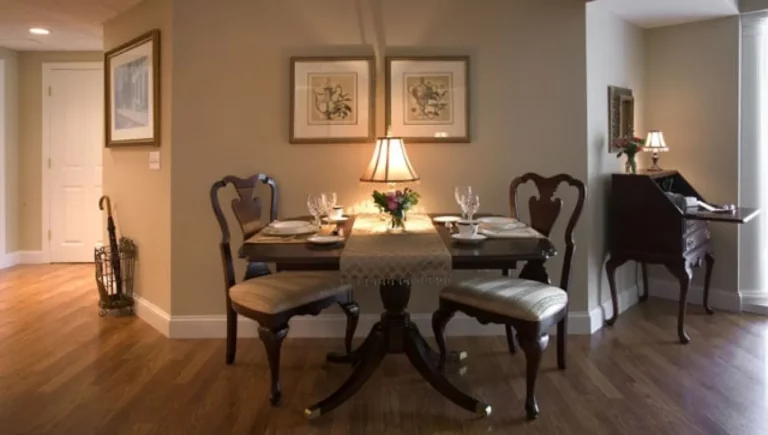 SALMON at Westborough The Willows resident's dinning room